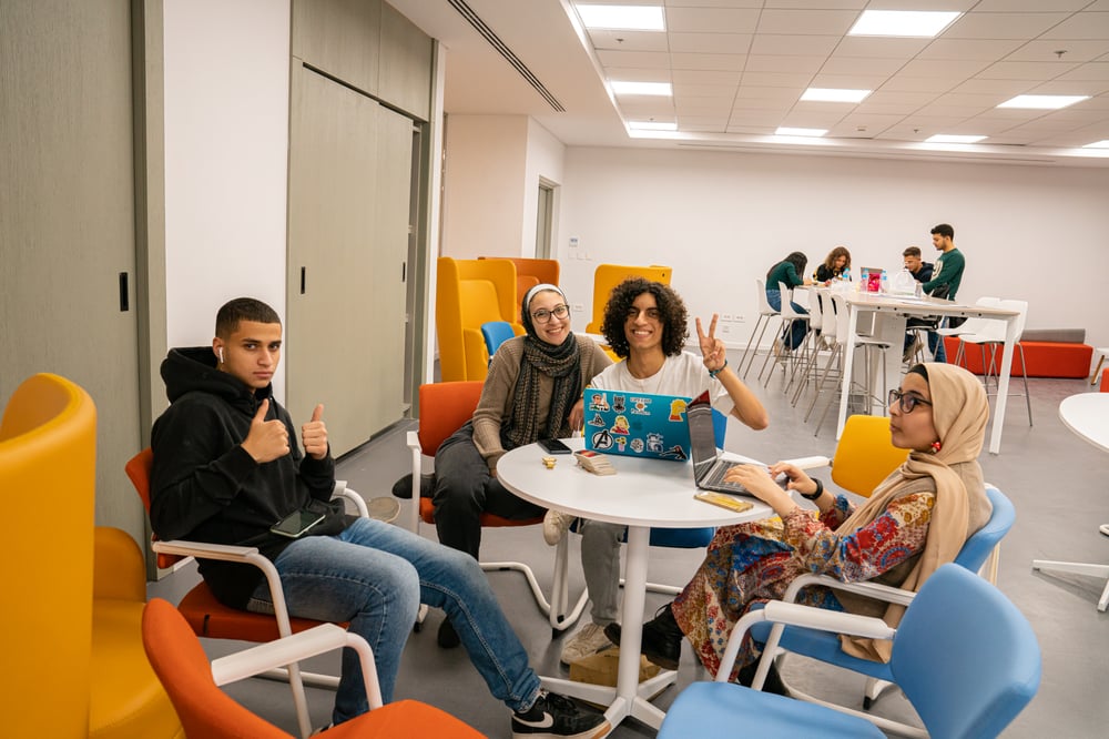 Students at Learning Space