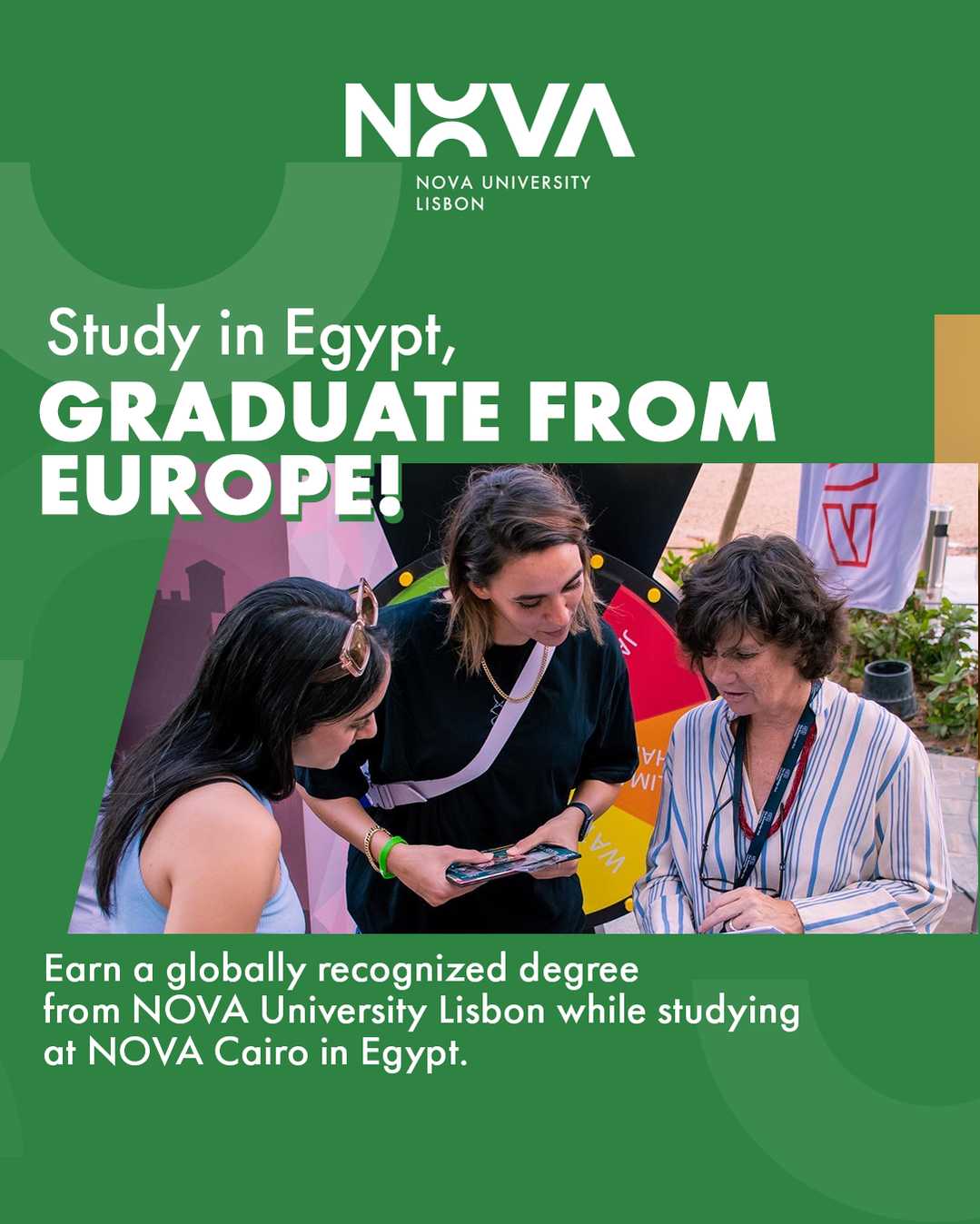 Study in Egypt, Graduate from Europe! Study in Egypt, Graduate from Europe!